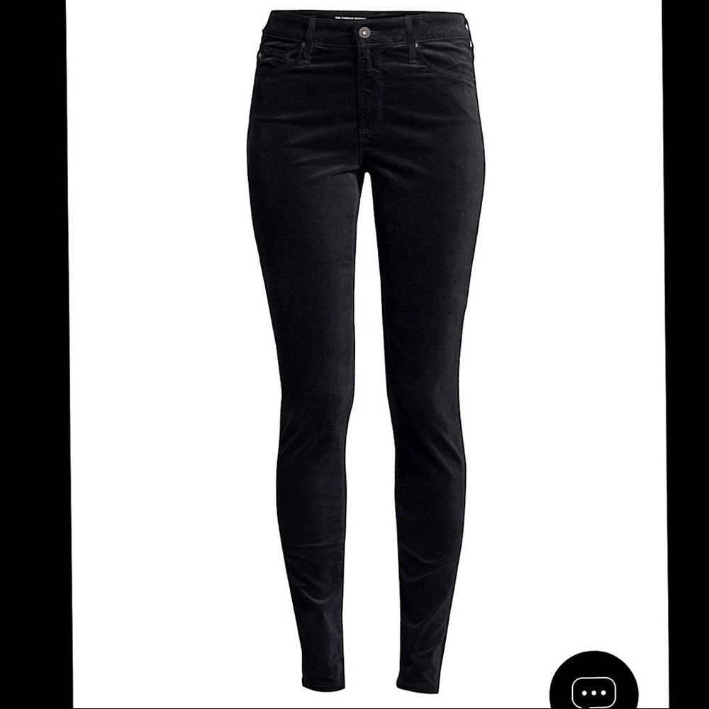 AG The Farrah velvet, skinny pants